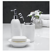 Bathroom 3 Piece Set, White