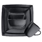 black square dinner set 12 pieces