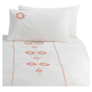 tesco Carlotta Embroidered Double Duvet Set