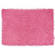 Chenille Bath Mat, Raspberry