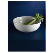 cream porcelain salad bowl