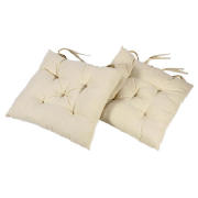 Cream Seat Pads 2pk