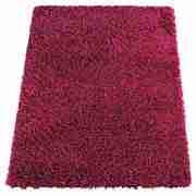 deep pile shaggy 160x230cm raspberry