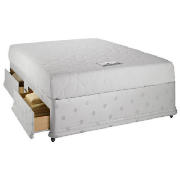 Finest Pocket 2400 Double 4 drawer Divan Set