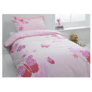 Tesco Kids Butterfly Lace Single Duvet