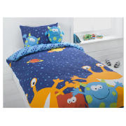 Tesco Kids Cheeky Monsters Single Duvet