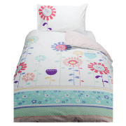 Tesco Kids Printed Floral Duvet