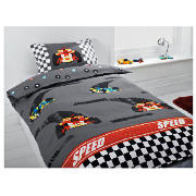 Tesco Kids Racing Car Single Duvet