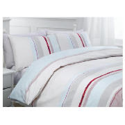 Kieran Stripe Print Duvet Set Kingsize,