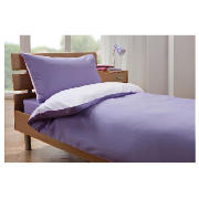 Lilac Reversible Duvet Set