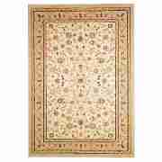 luxor borders rug 160x230cm cream