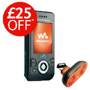 Tesco Mobile Sony Ericsson W580i with 10 pounds