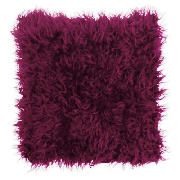 Mongolian Faux Fur 43x43 Plum