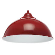 Tesco Painted Enamel Industrial Shade, Red