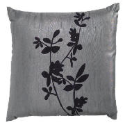 Printed Faux Silk Leaf Plum