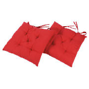 Red Seat Pads 2pk