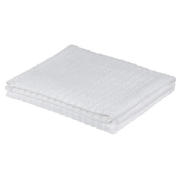 Ribbed Bath Sheet White