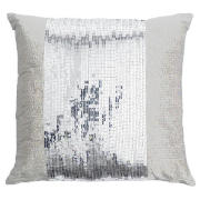 Sequin Cushion Silver 40x40cm