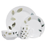 Stylised Stems 16 Piece Dinner Set