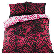 Teenage Zebra Skin Print Double, Pink &