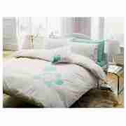 Tilly Embroidered Single Duvet Set, Ivory