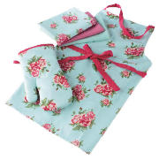 Vintage Floral Kitchen Textile Set