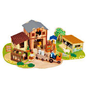 Wooden Farm Set