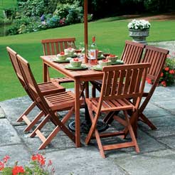 Tesco Wooden Rectangle Table