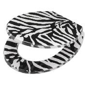 Zebra Toilet Seat