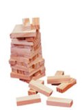 Wooden Block Tumbling Tower