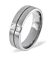 18KW DIAMOND WEDDING RING 0.16CT G/VS