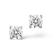 H/Si Mens Earrings 0.15CT Single Earring Diamond Platinum