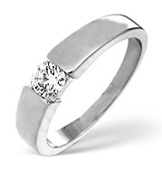 JESSICA 18KW DIAMOND SOLITAIRE RING 0.50CT PK