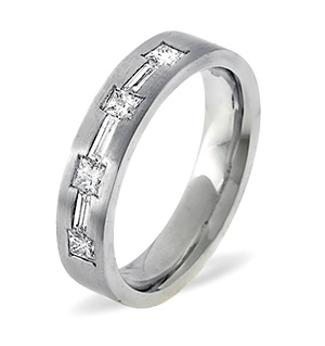 Katie Platinum Diamond Wedding Ring 0.49CT G/VS