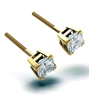 OLIVIA 18KY DIAMOND STUD EARRINGS 1.00CT G/VS