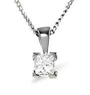 OLIVIA PLATINUM DIAMOND PENDANT 0.25CT H/SI