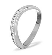 RAE TWIST 18KW DIAMOND HALF ETERNITY RING 0.50CT G/VS