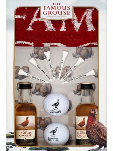 Golf Set & 2 Famous Grouse 5cl