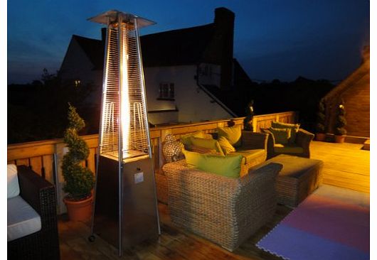 Athena Stainless Steel Flame Gas Patio Heater