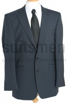 Navy Blue Fine Stripe Suit