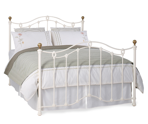 Clarina Bedstead - Glossy Ivory