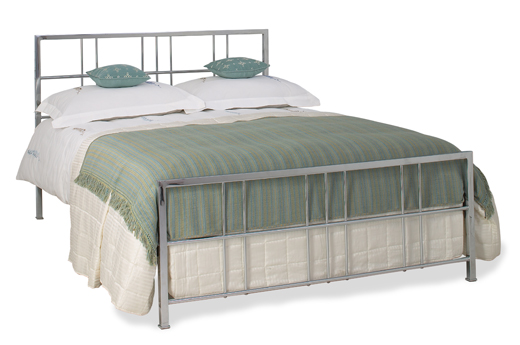 Double Tain Bedstead - Chrome