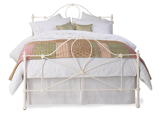 Kingsize Marseille Bedstead - Glossy Ivory