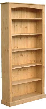 The Pine Factory BOOKCASE 5 ADJ SHELVES MED