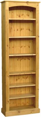 The Pine Factory BOOKCASE 5 ADJ SHELVES SLIM