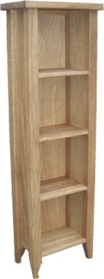 The Pine Factory BOOKCASE NARROW WEALDEN 4 SHELF