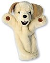 Long Sleeved Yellow Labrador Hand Puppet