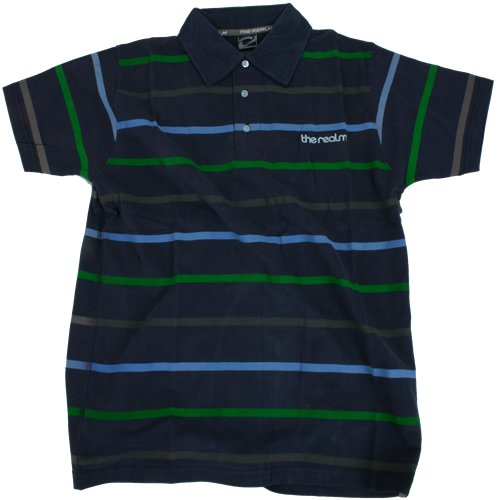 Mens The Realm Del Toro Polo Shirt Dk.indigo