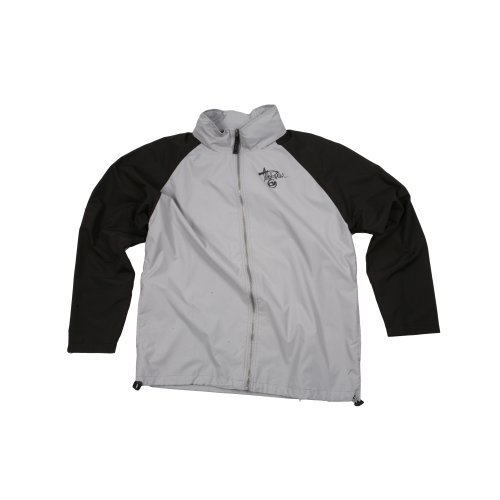 Mens The Realm Throwback Zip Through Jacket Mercury/pewter