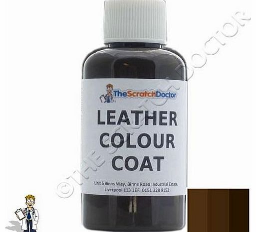 Leather Colour Coat Re-Colouring Kit / Dye Stain Pigment Paint (Dark Brown)